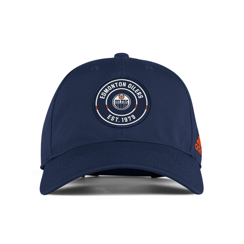 Edmonton Oilers adidas Team Circle Slouch Cap