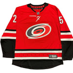 Ethan Bear Signed Cree Syllabics Carolina Hurricanes Jersey