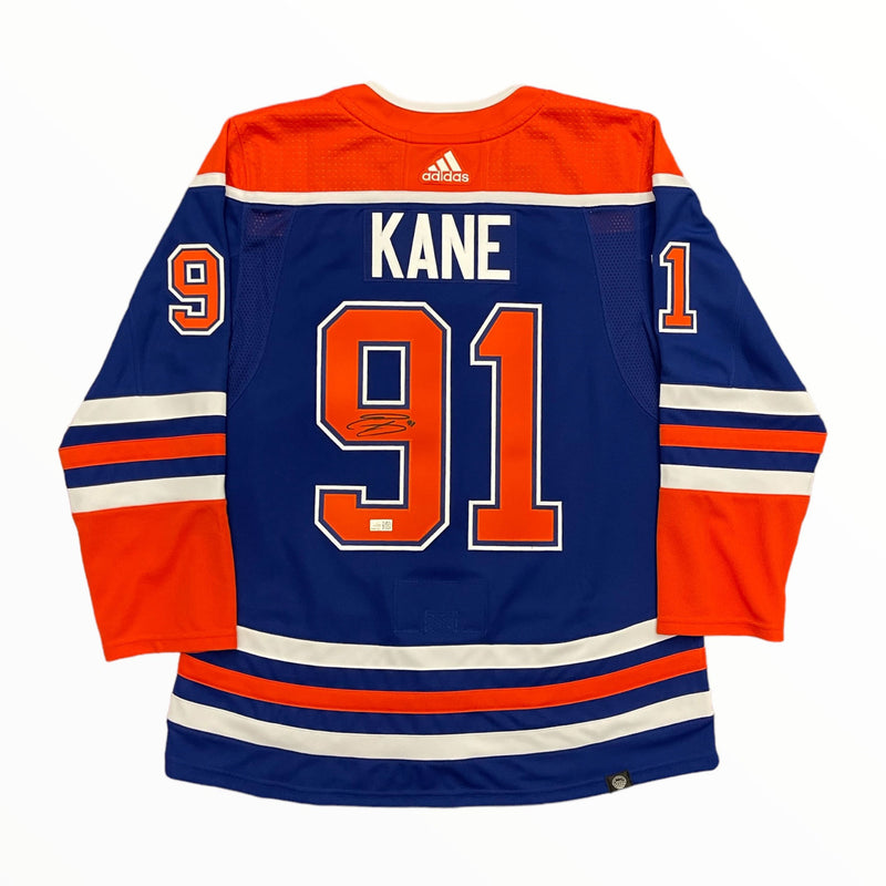 Evander Kane Signed Edmonton Oilers adidas Road White Pro Jersey