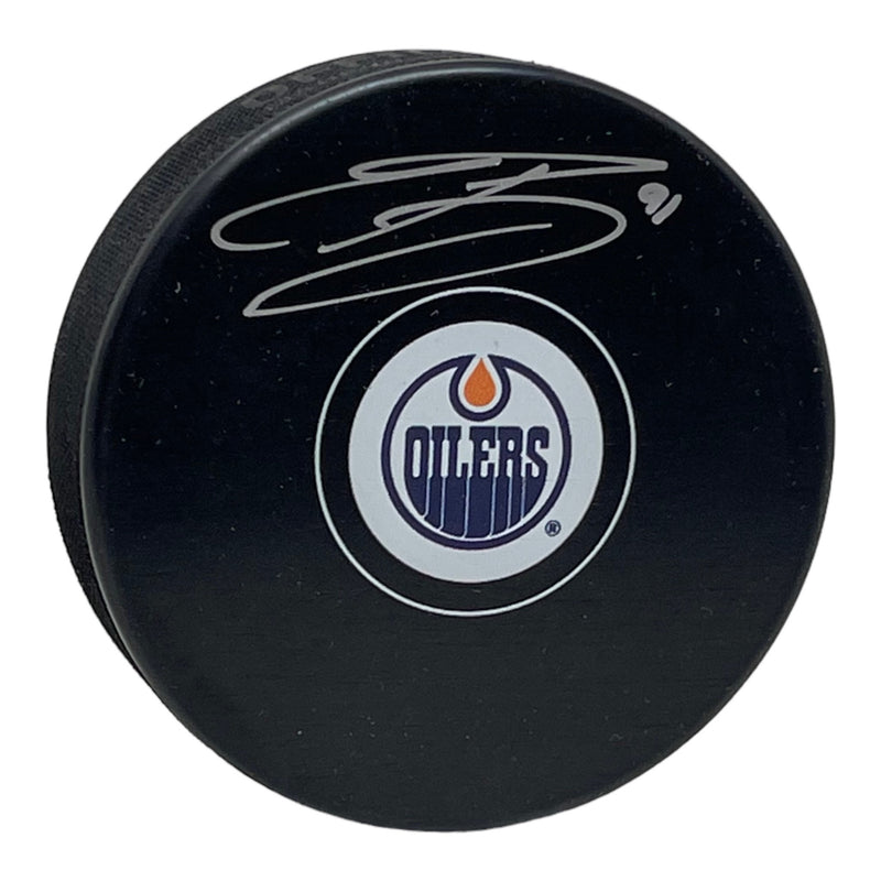 Evander Kane Signed Edmonton Oilers Puck