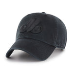 Montreal Expos Black on Black '47 Clean Up Cap