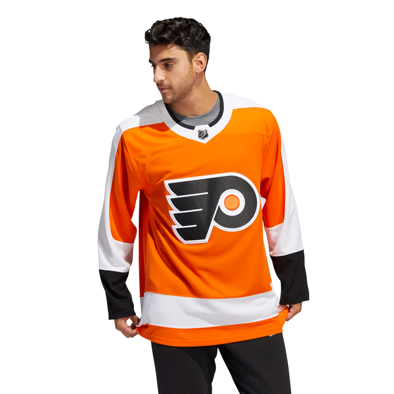 Men's NHL Edmonton Oilers Adidas Primegreen Home Orange