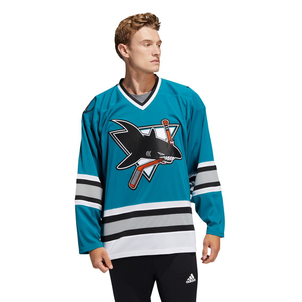 San Jose Sharks adidas Vintage Team Classics Jersey Pro Am