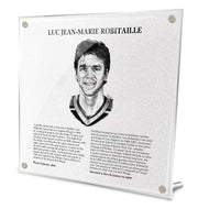 Luc Robitaille Replica Hall of Fame Plaque