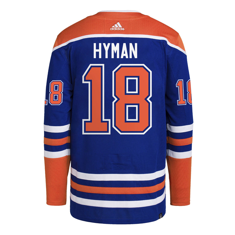 Zach Hyman Edmonton Oilers NHL Authentic Pro Home Jersey with On Ice Cresting