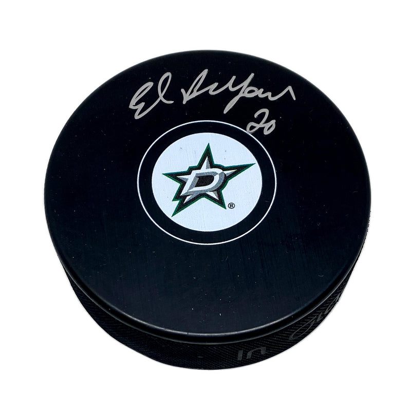 Ed Belfour Dallas Stars Signed Puck