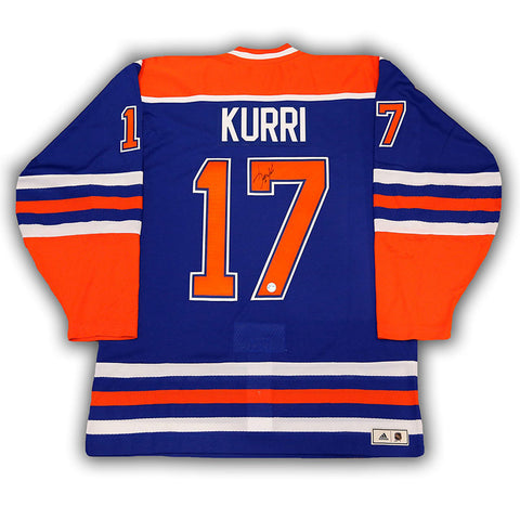 Jari Kurri Autographed Edmonton Oilers® Authentic Blue Jersey - Upper Deck  - Autographed NHL Jerseys at 's Sports Collectibles Store