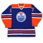 Jari Kurri Edmonton Oilers Signed Blue adidas Vintage Pro Jersey