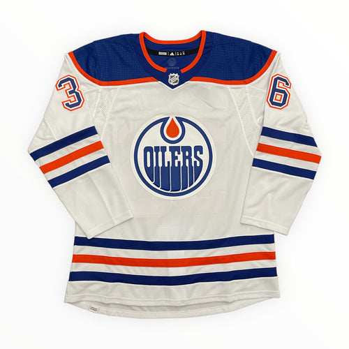 Jack Campbell Edmonton Oilers Signed White adidas Pro Jersey