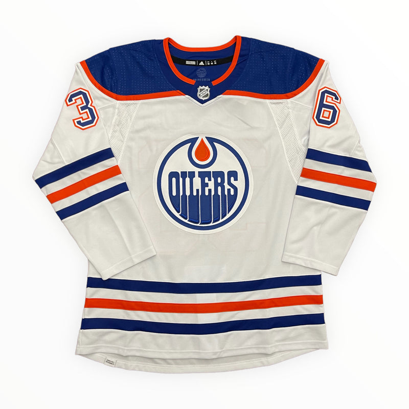 Jack Campbell Edmonton Oilers Signed White adidas Pro Jersey