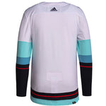 Seattle Kraken adidas NHL Authentic Pro Primegreen Road / White Jersey