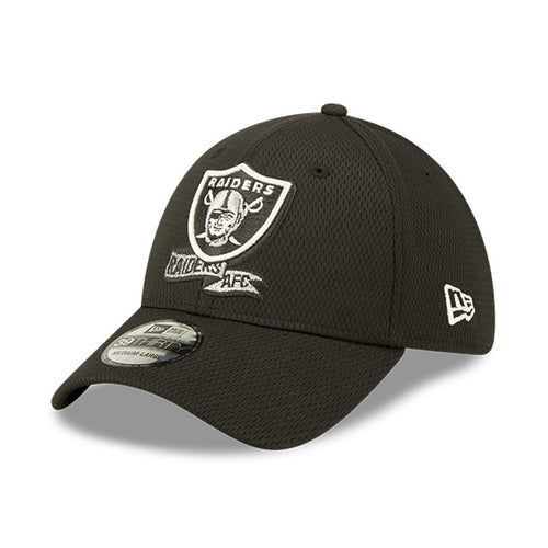 Las Vegas Raiders 2022 Sideline Coaches 39THIRTY Stretch Fit Hat