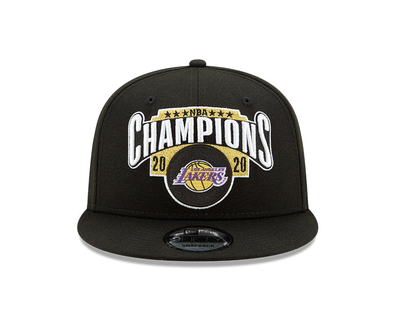 Los Angeles Lakers New Era 9Fifty 2020 NBA Champions Locker Room Hat