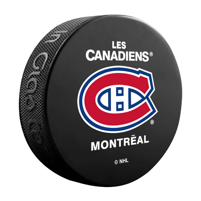 Montreal Canadiens Basic Logo NHL Souvenir Puck