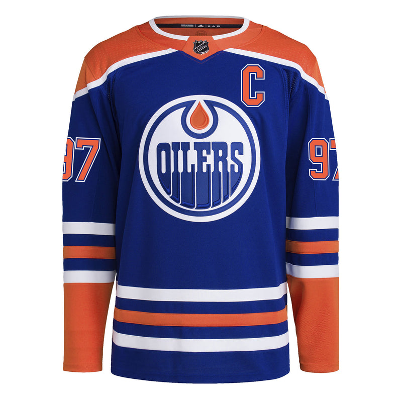 Connor McDavid Edmonton Oilers NHL Authentic Pro Home Jersey with On Ice Cresting