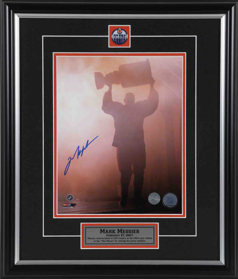 Mark Messier Edmonton Oilers Autographed 8x10 Photo