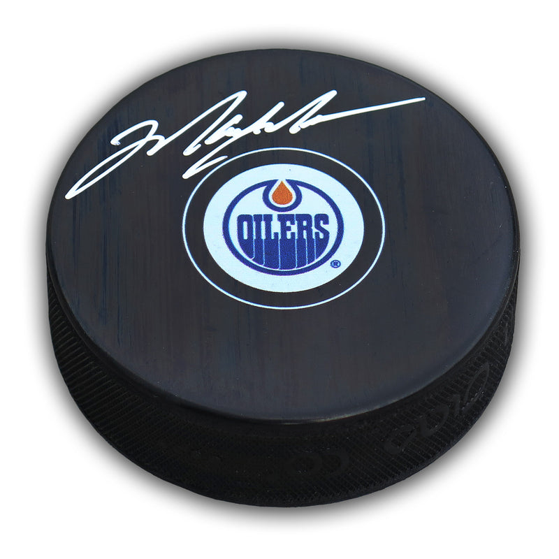 Mark Messier Edmonton Oilers Autographed Puck