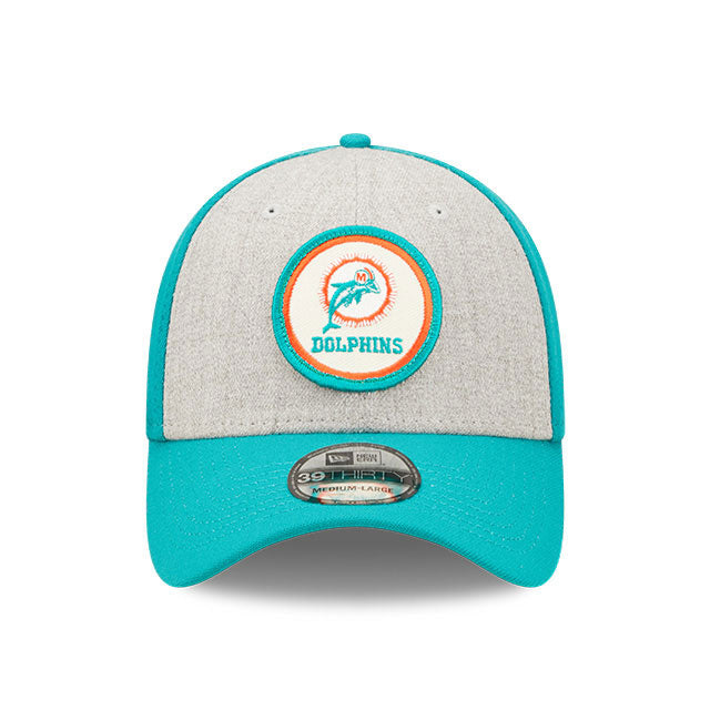 Miami Dolphins 2022 Sideline Historic 39THIRTY Stretch Fit Hat
