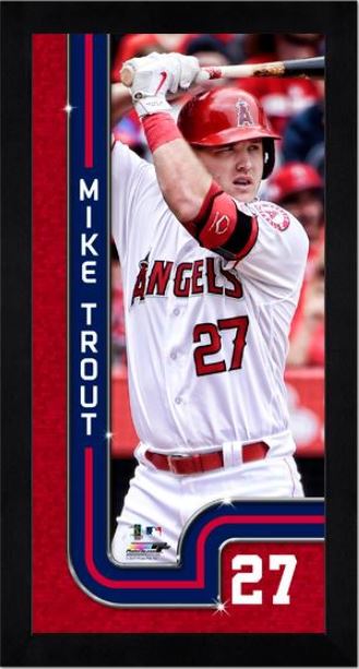 Mike Trout Los Angeles Angels Mini Frame