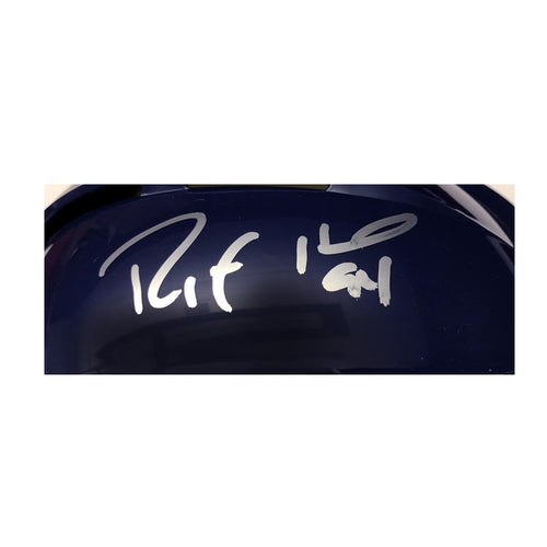 Ryan Smyth Edmonton Oilers Autographed Navy Home Retro Mini Helmet