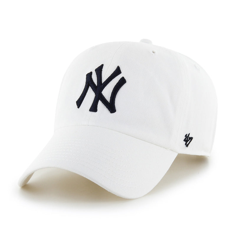New York Yankees Alt White '47 Clean Up Cap