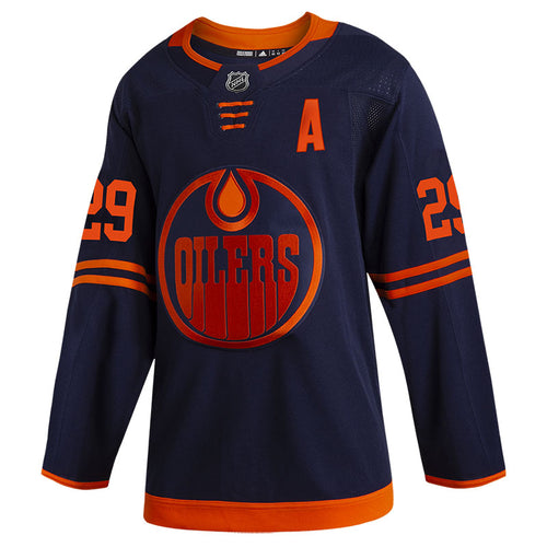 Leon Draisaitl Edmonton Oilers NHL adidas Authentic Pro Alternate Jersey with On Ice Cresting