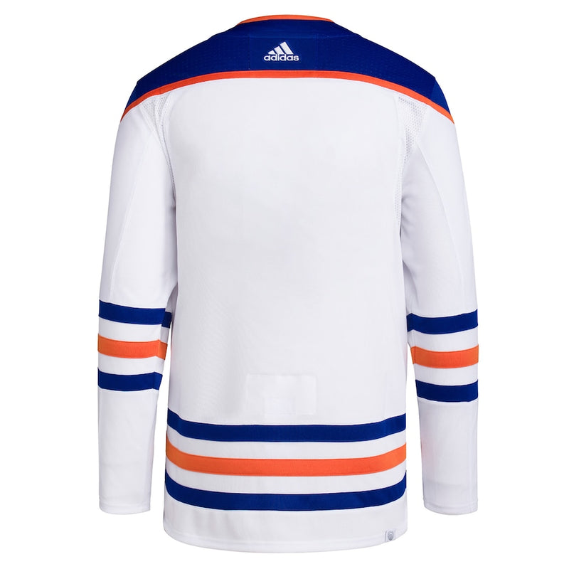 Edmonton Oilers adidas Pro Primegreen Away White Jersey