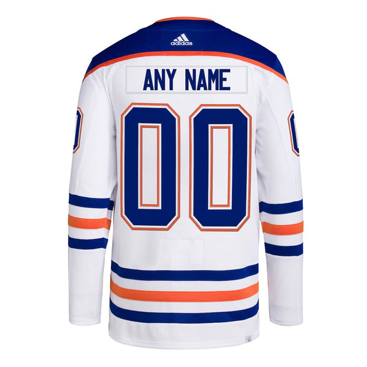 Sewing Kit for Edmonton Oilers adidas Away White Jersey