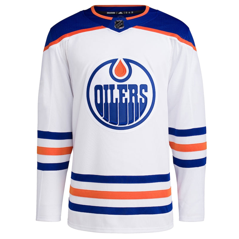 Edmonton Oilers adidas Pro Primegreen Away White Jersey