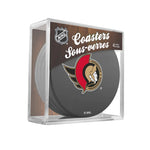 Ottawa Senators Puck Coaster Set