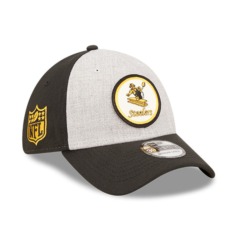 Pittsburgh Steelers 2022 Sideline Historic 39THIRTY Stretch Fit Hat