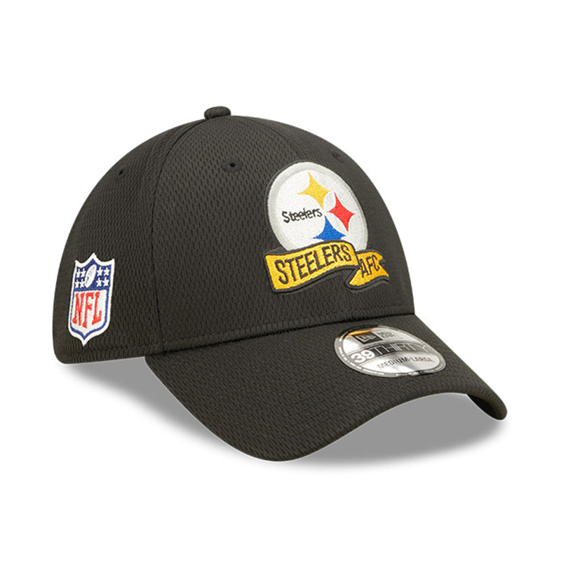 Pittsburgh Steelers 2022 Sideline Coaches 39THIRTY Stretch Fit Hat