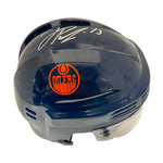 Jesse Puljujarvi Edmonton Oilers Autographed Navy Alternate Mini Helmet