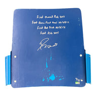 Ryan Nugent-Hopkins Oilers "FIRSTS" Signed & Inscribed Coliseum Seatback LE/93