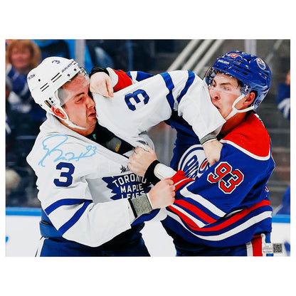 Ryan Nugent-Hopkins Signed Edmonton Oilers "BURNABY BRAWLER" 11x14 Framed Photo