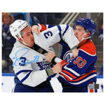 Ryan Nugent-Hopkins Signed Edmonton Oilers "BURNABY BRAWLER" 8x10 Photo