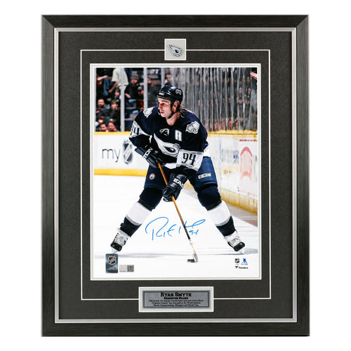 Ryan Smyth Edmonton Oilers Signed - McFarlane Action - 11x14 Photo