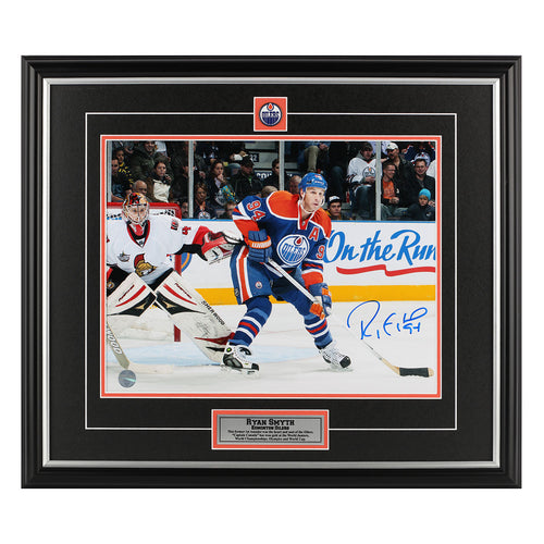 Ryan Smyth Edmonton Oilers Autographed "In the Office" 11x14 Photo