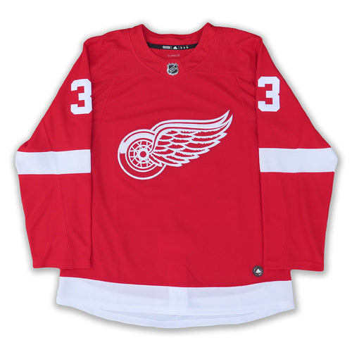 Sebastian Cossa Detroit Red Wings Autographed Red Home adidas Pro Jersey Inscribed