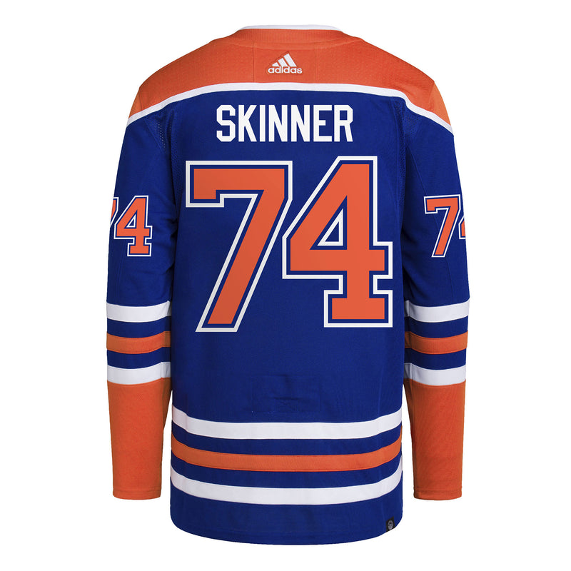 Stuart Skinner Edmonton Oilers NHL Authentic Pro Home Jersey with On Ice Cresting