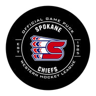 Spokane Chiefs Official WHL Game Puck