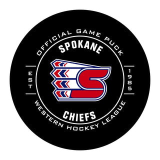 Spokane Chiefs Official WHL Game Puck