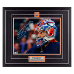 Stuart Skinner Signed Edmonton Oilers - Mask Closeup - 11x14 Photo
