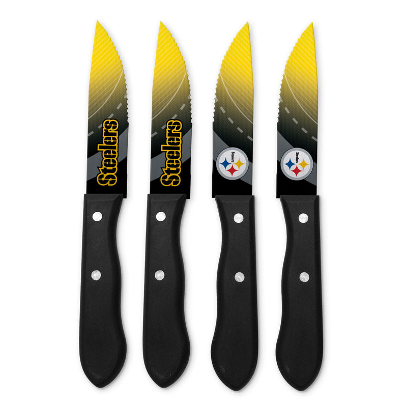 Pittsburgh Steelers 4pc Steak Knife Set