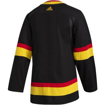 Vancouver Canucks NHL Authentic Pro Vintage Black Skate Jersey