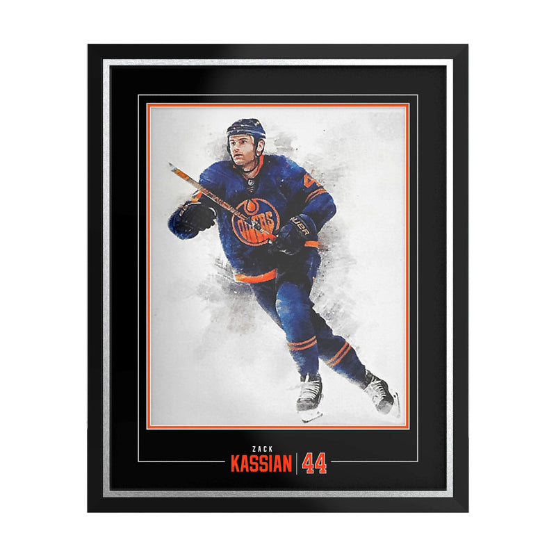 Framing Package for YOUR 19-20 Oilers Zack Kassian Season Ticket Holder Litho
