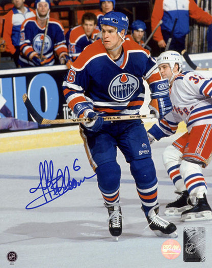 Jeff Beukeboom Edmonton Oilers Autographed 8x10 Photo