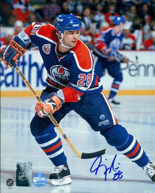 Craig Muni Edmonton Oilers Autographed 8x10 Photo
