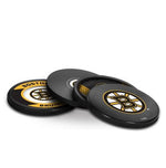 Boston Bruins Puck Coaster Set