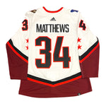 Auston Matthews 2022 White All-Star Authentic adidas NHL Primegreen Jersey